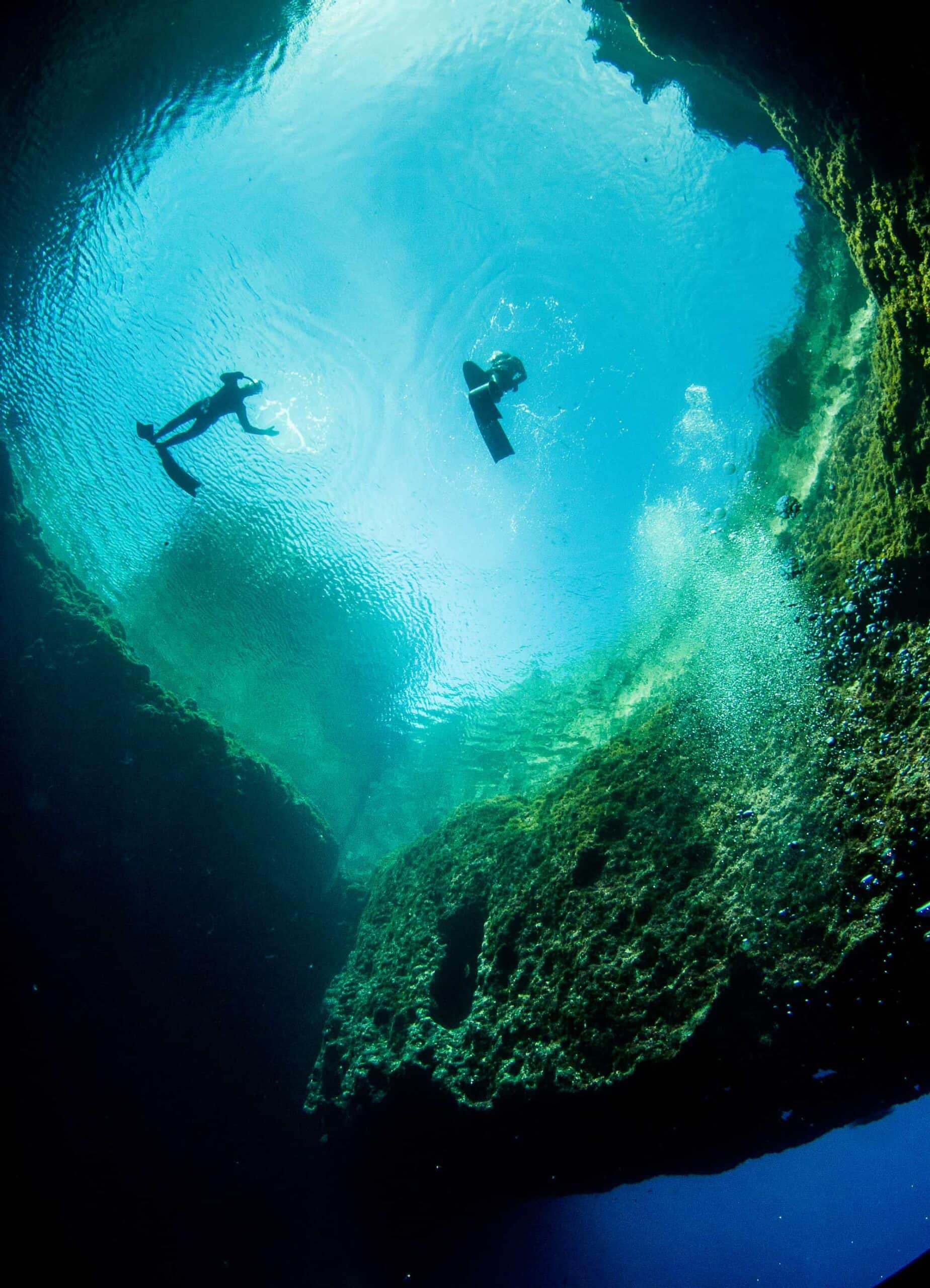 Gozo Blue Hole Freedive in this iconic sinkhole & underwater cave